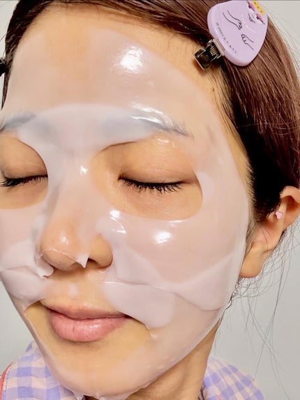 レッドコラーゲンハイドロゲルマスク/avajar/シートマスク・パックを使ったクチコミ(4枚目)