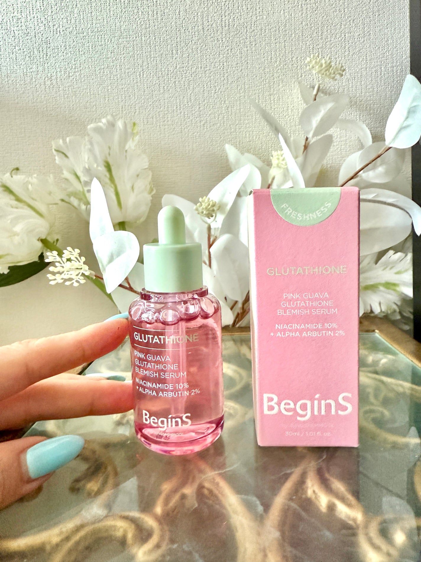Pink Guava Glutathione Blemish Serum/BeginS by JUNGSAEMMOOL/美容液を使ったクチコミ(1枚目)