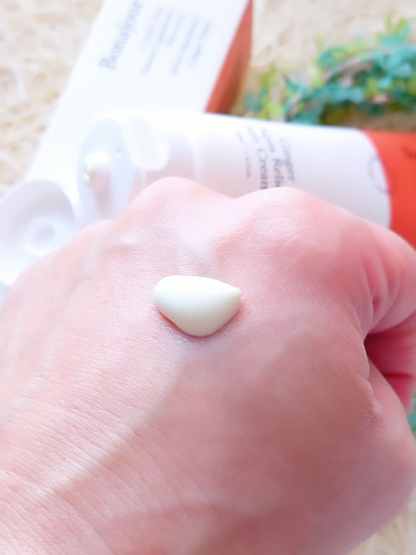 ジンジャーアクアリリーフサンクリーム/Bonajour/日焼け止めクリームを使ったクチコミ(4枚目)