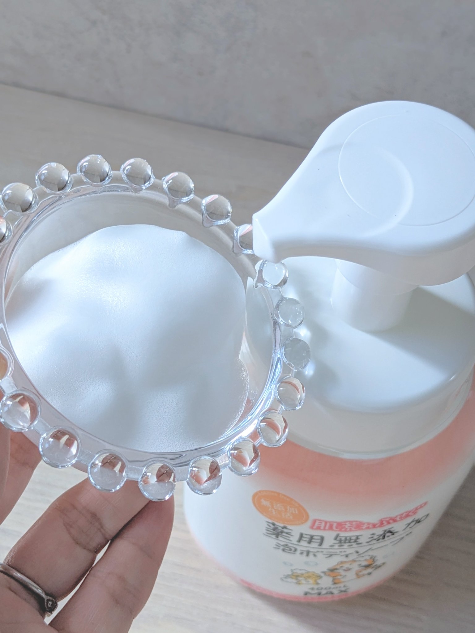 無添加生活 肌荒れふせぐ薬用無添加泡ボディソープ/マックス/ボディソープを使ったクチコミ（2枚目）