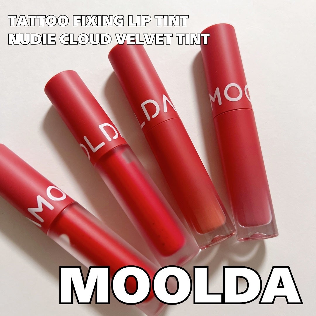 あやこ @フォロバ100 on LIPS 「MOOLDA(ムルダ)リップ比較してみた💄✨ヌーディクラウドベ..」(1枚目)