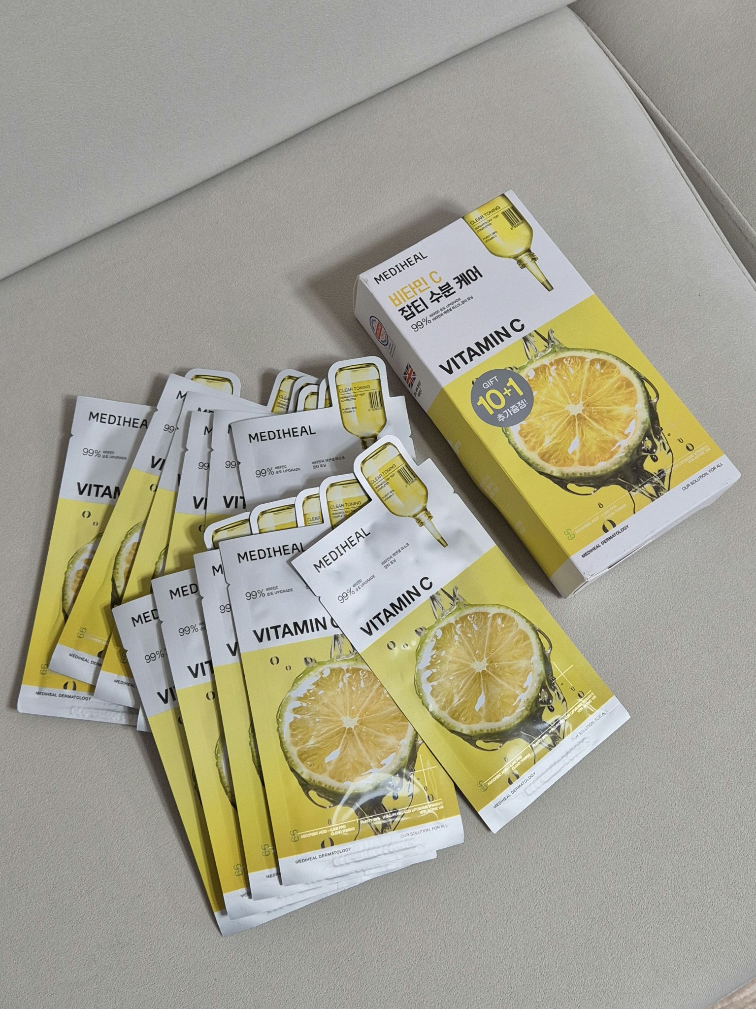 ビタミンCエッセンシャルマスク/MEDIHEAL/シートマスク・パックを使ったクチコミ（1枚目）