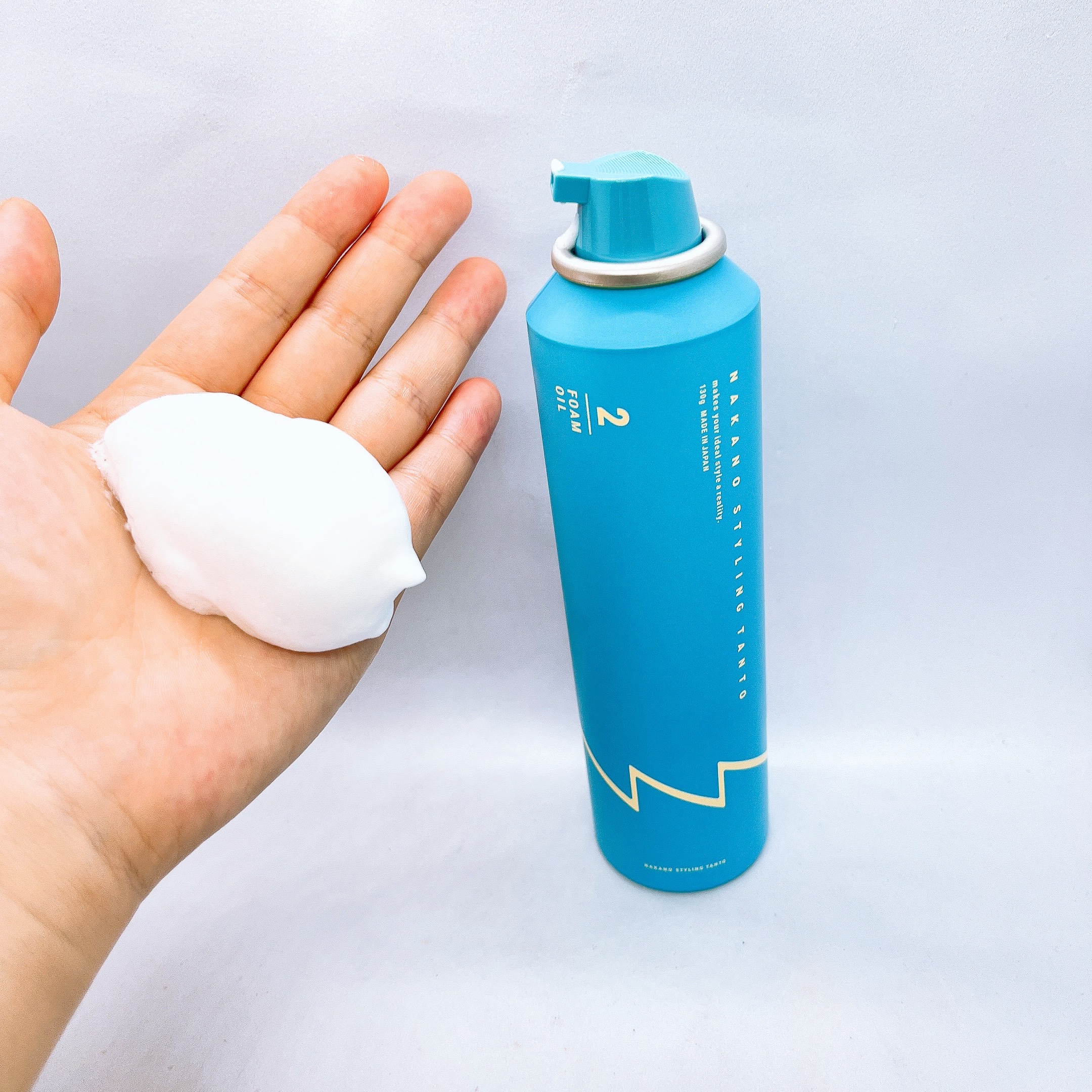 ナカノ スタイリング タント フォームオイル ２/ナカノ スタイリング/ヘアムースを使ったクチコミ（2枚目）