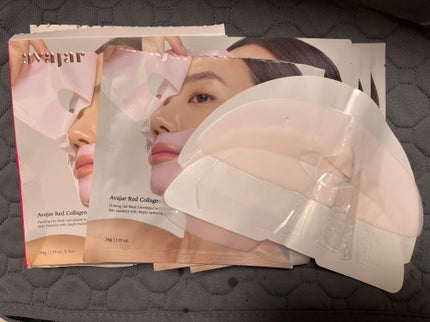 レッドコラーゲンハイドロゲルマスク/avajar/シートマスク・パックを使ったクチコミ(1枚目)
