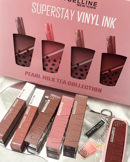 あたりちゃん on LIPS 「.・──*──୨୧──*──・ミルクティーカラー新登場/メイベ..」(5枚目)