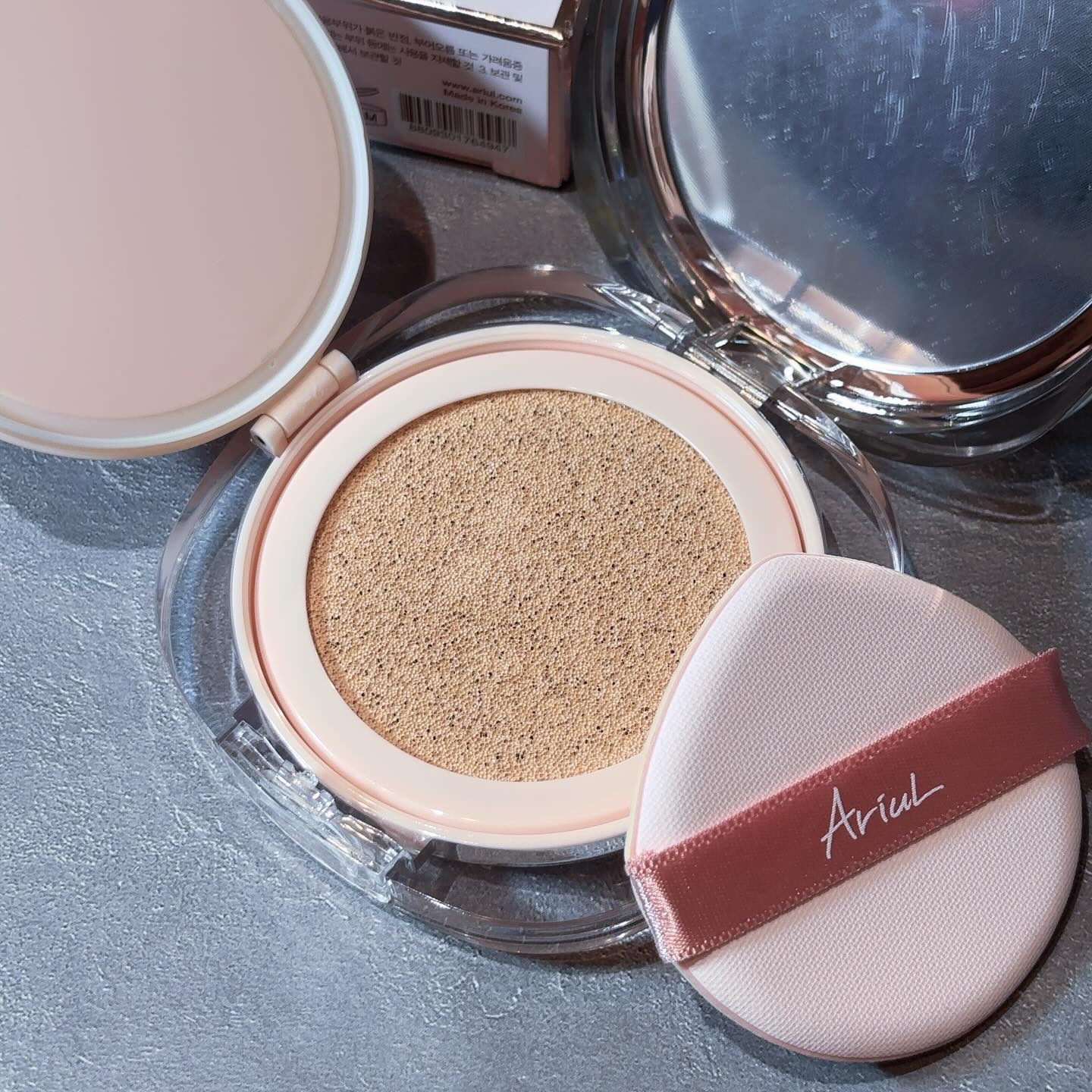 アリウル インクフェザーカバーラスティングクッション/Ariul/クッションファンデーションを使ったクチコミ（2枚目）