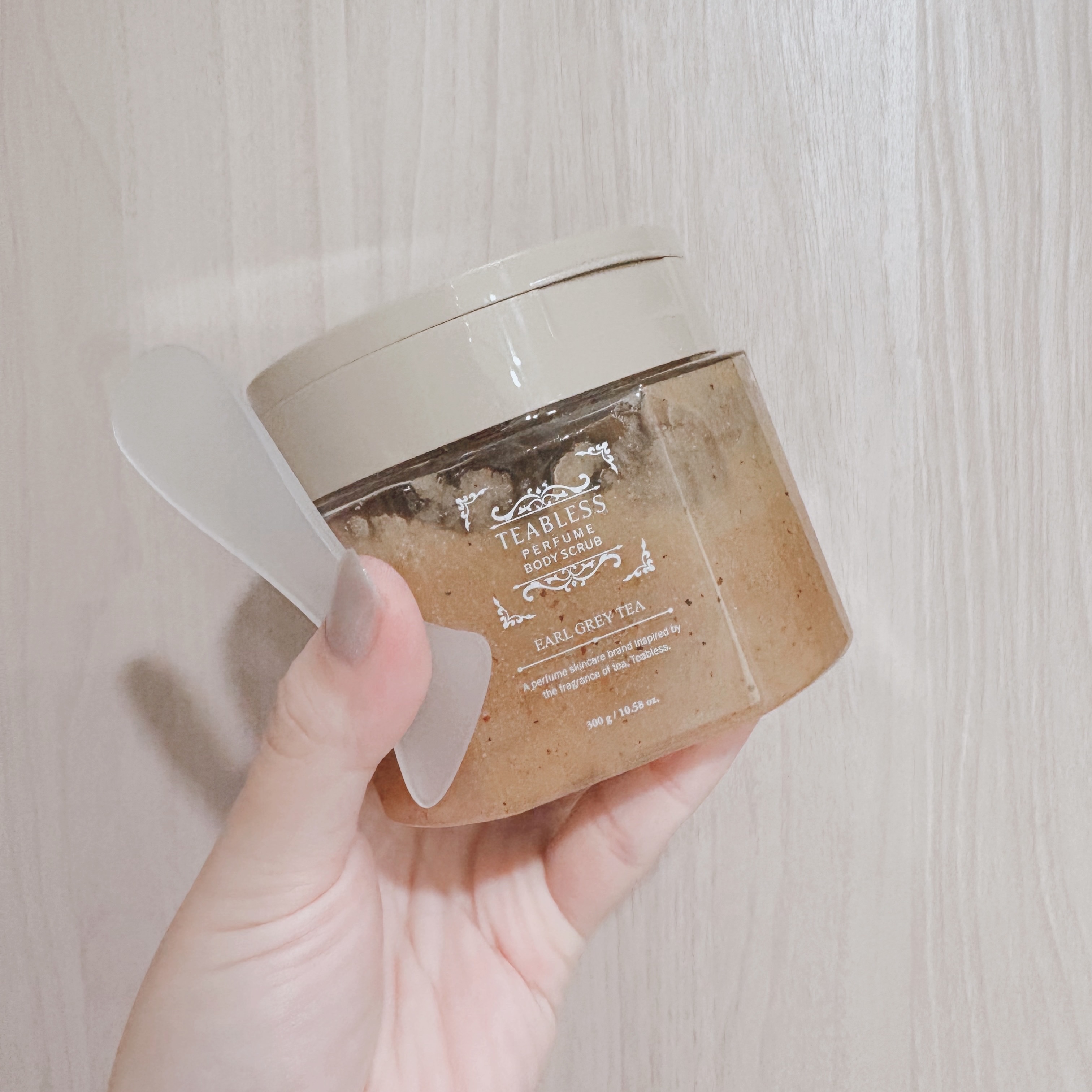 アールグレイティージャム ボディスクラブ/TEABLESS/ボディスクラブを使ったクチコミ（1枚目）