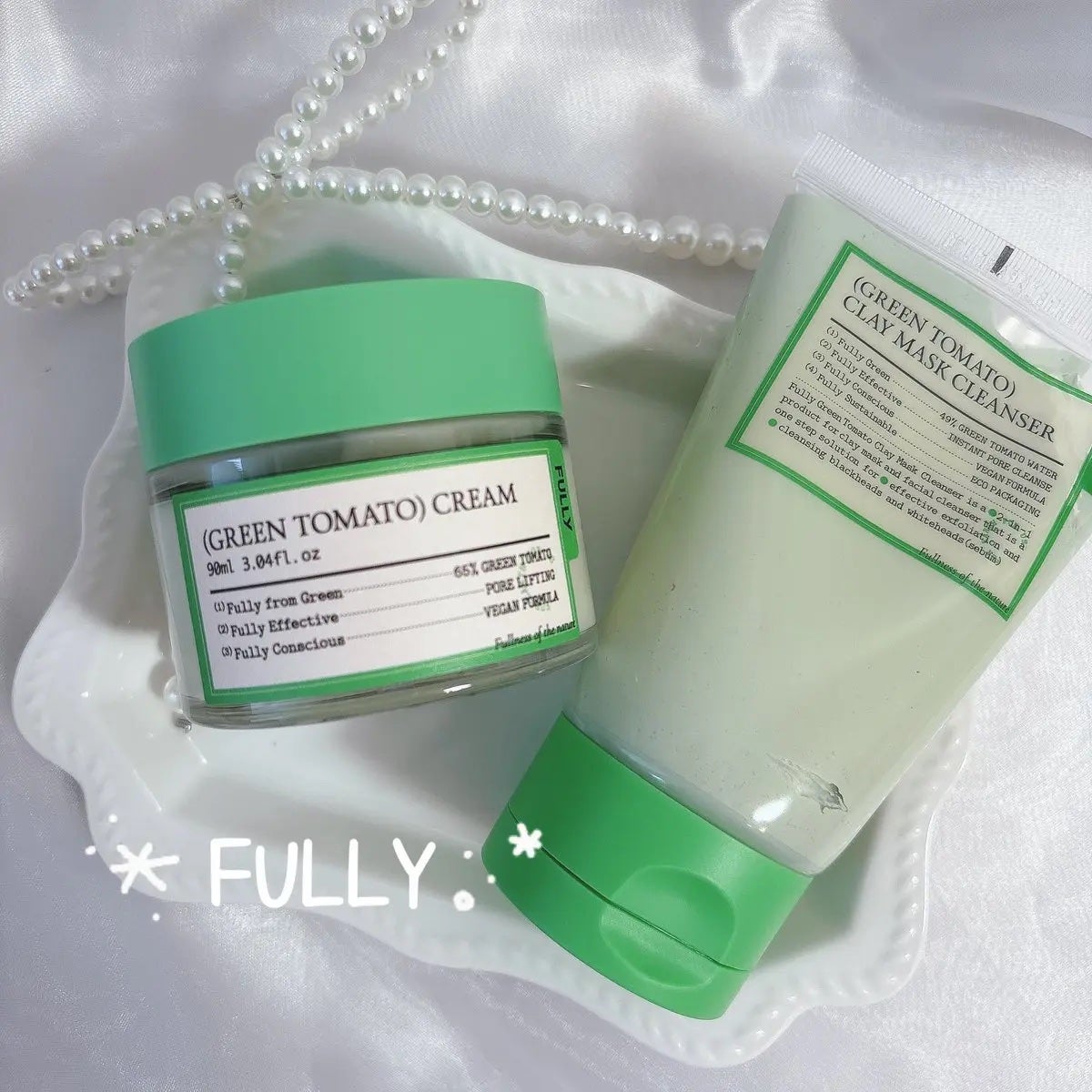 みづき☽コスメ*スキンケア on LIPS 「グリーントマトクレイマスククレンザーは、パックで毛穴汚れをしっ..」(1枚目)