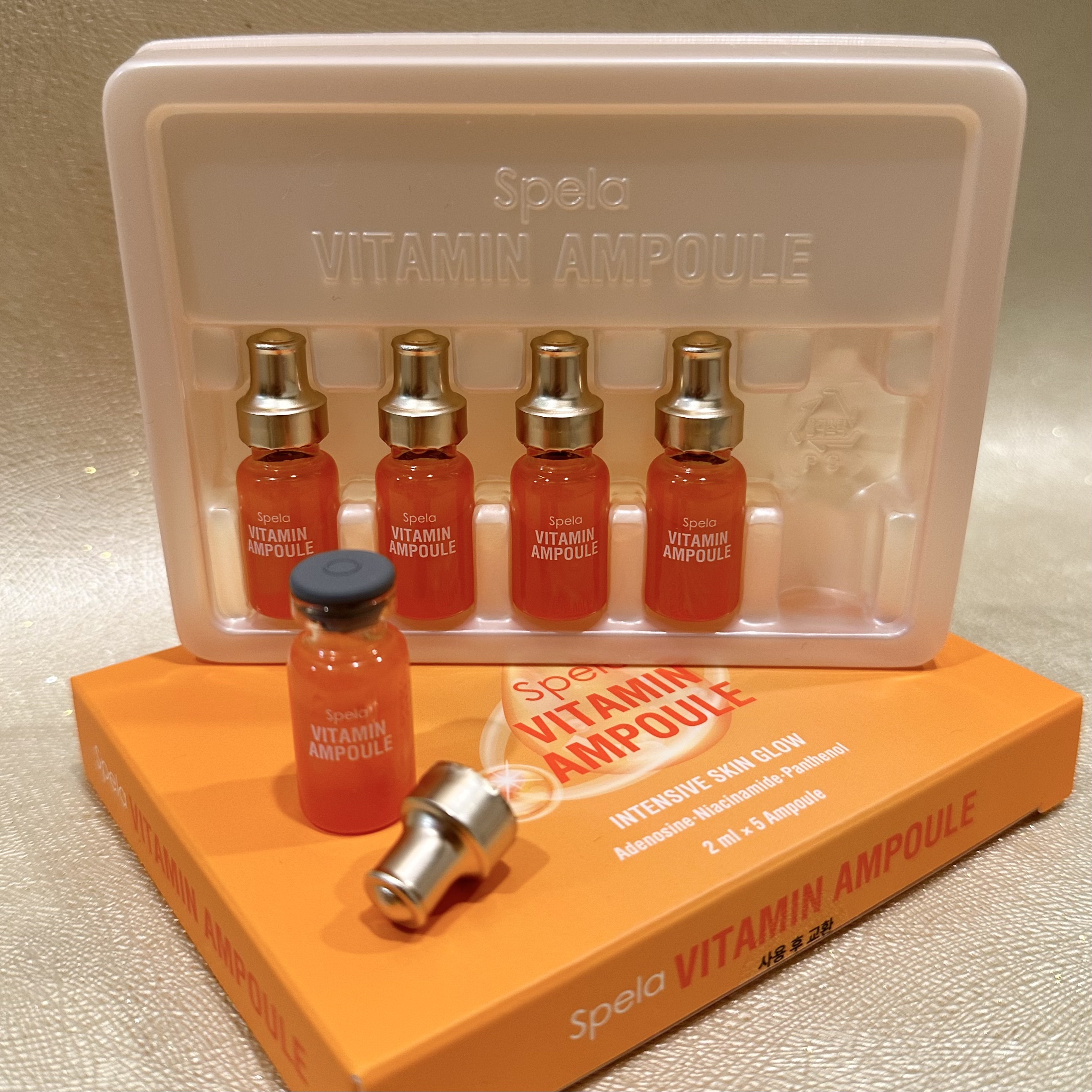 ビタミンアンプル2ml（5本入り）/Spela/美容液を使ったクチコミ（3枚目）