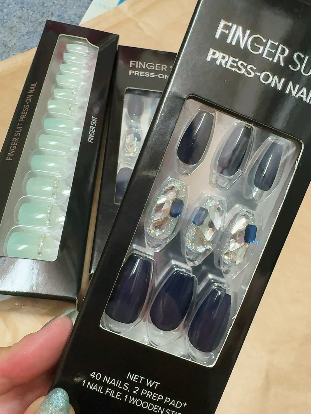 ネイルチップ(シールタイプ)/FINGER SUIT/ネイルチップ・パーツを使ったクチコミ（2枚目）