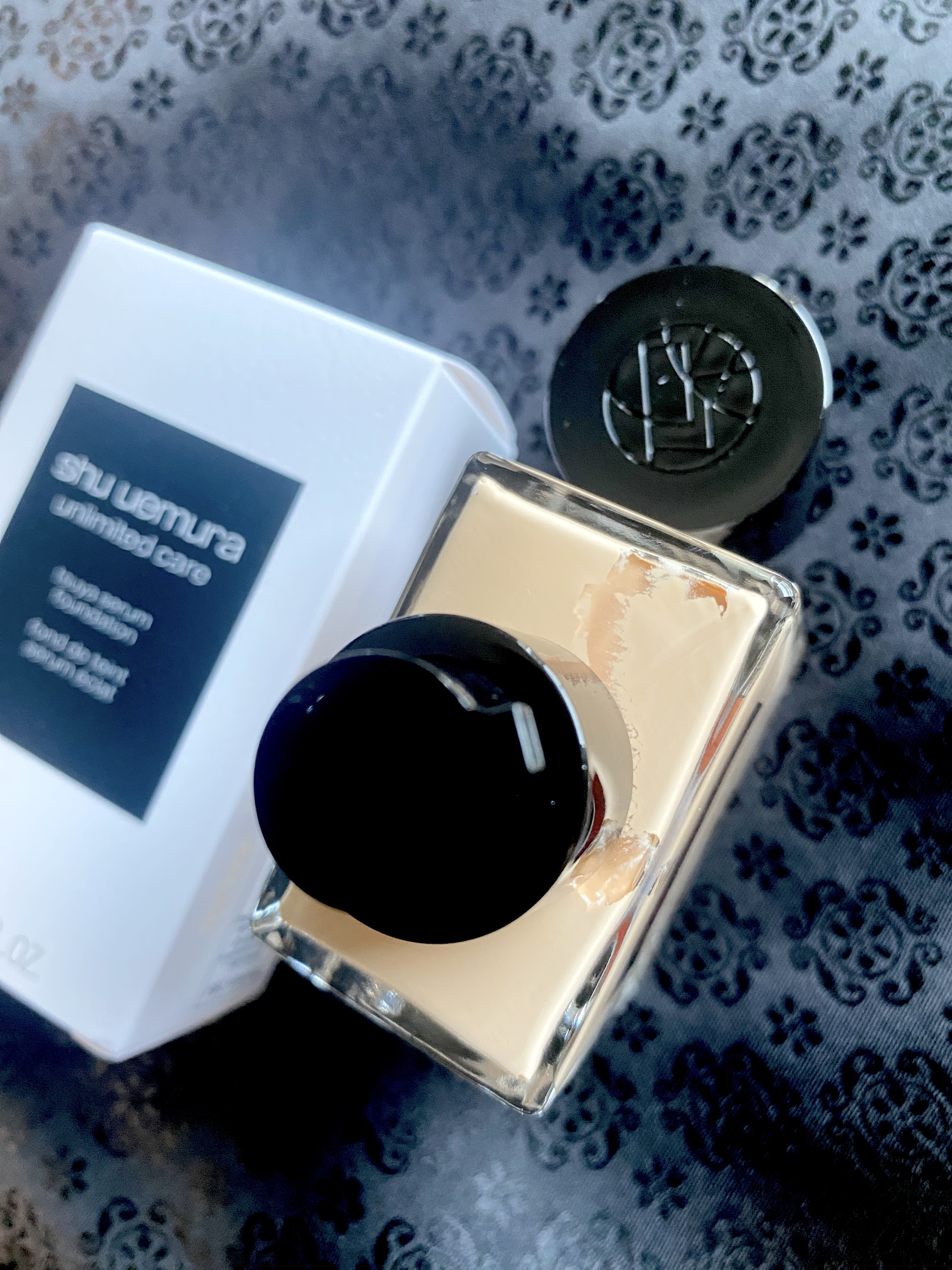 アンリミテッド ケア ツヤ セラム ファンデーション/shu uemura/リキッドファンデーションを使ったクチコミ（2枚目）