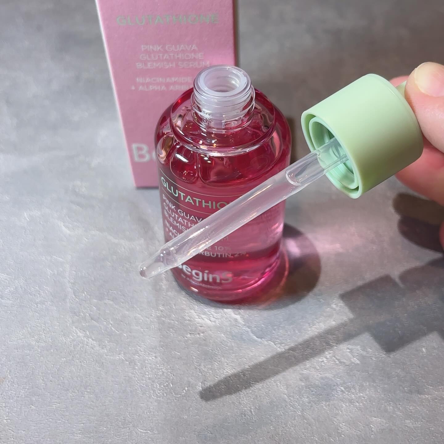 ビギンスバイジョンセンムルピンクGBセラム/BeginS by JUNGSAEMMOOL/美容液を使ったクチコミ（3枚目）