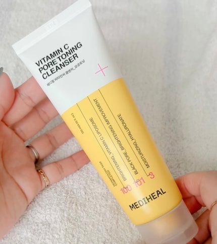 ビタミンCポアトーニングクレンザー/MEDIHEAL/洗顔料を使ったクチコミ(2枚目)