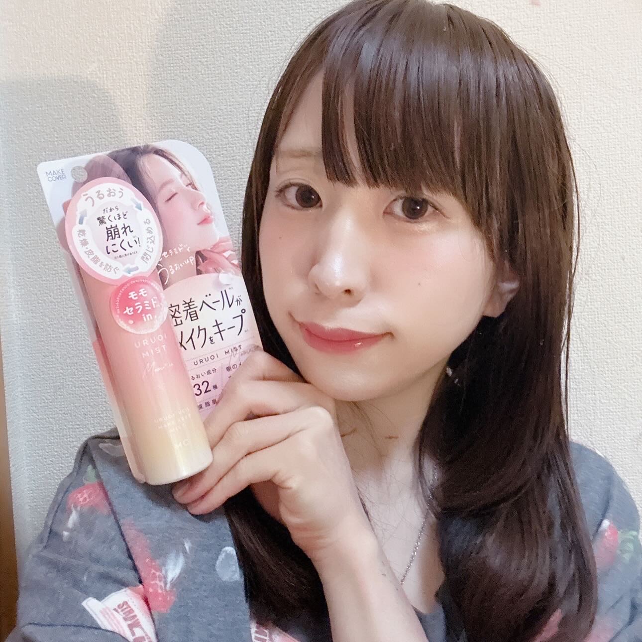 うるおいミスト+ 桃セラミドin/MAKE COVER/フィックスミストを使ったクチコミ（1枚目）