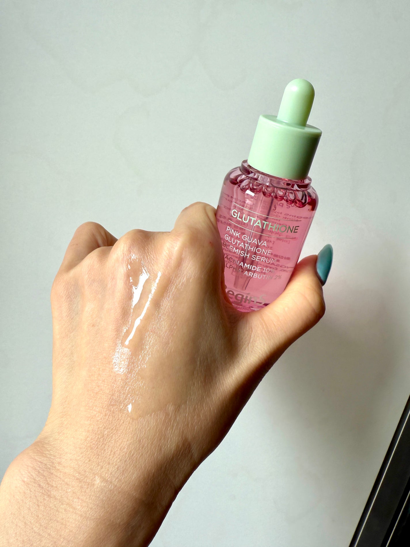 Pink Guava Glutathione Blemish Serum/BeginS by JUNGSAEMMOOL/美容液を使ったクチコミ(5枚目)