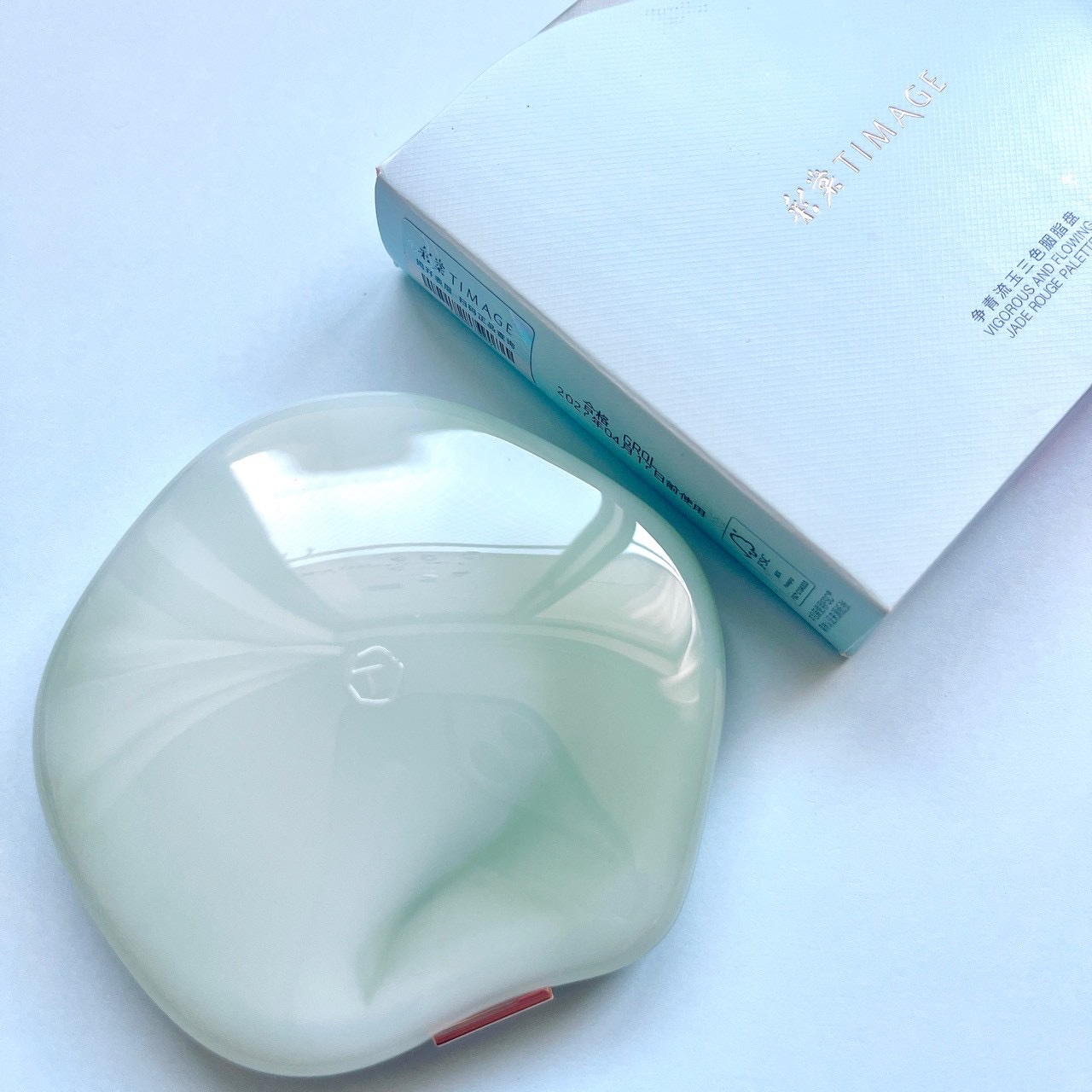 TIMAGE  3色チークパレット 02 ピンク系/TIMAGE/パウダーチークを使ったクチコミ（3枚目）