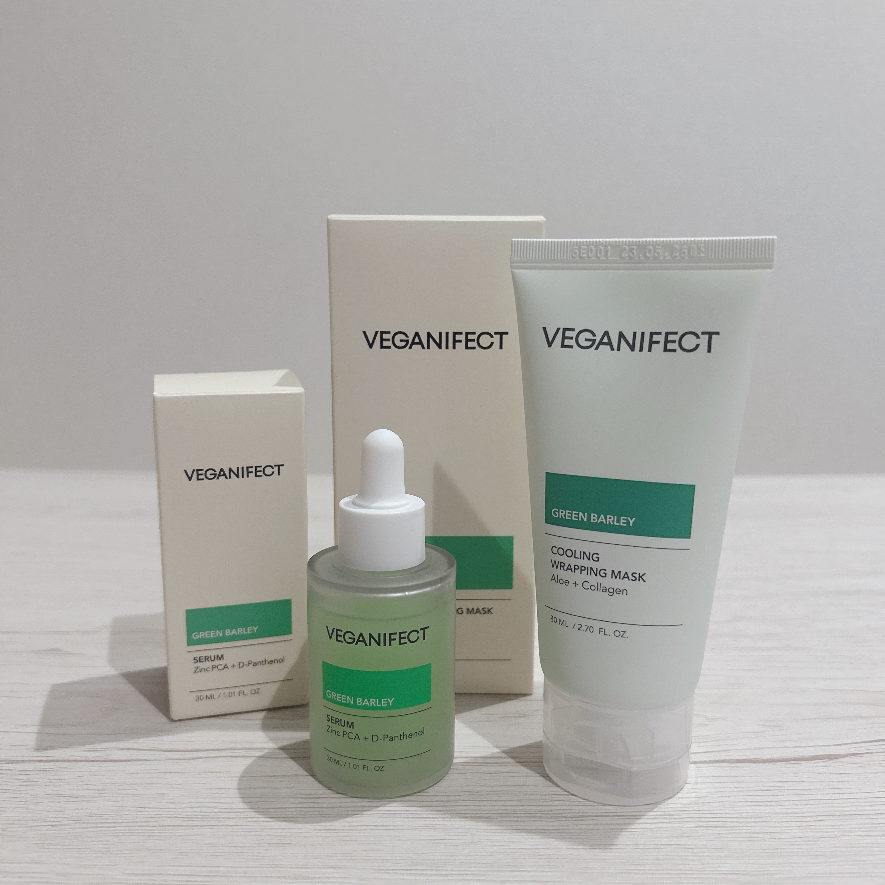 青麦ジンクセラム/Veganifect/美容液を使ったクチコミ（1枚目）