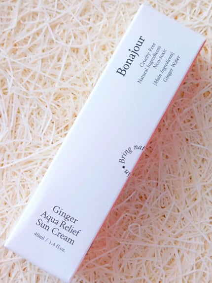ジンジャーアクアリリーフサンクリーム/Bonajour/日焼け止めクリームを使ったクチコミ(8枚目)