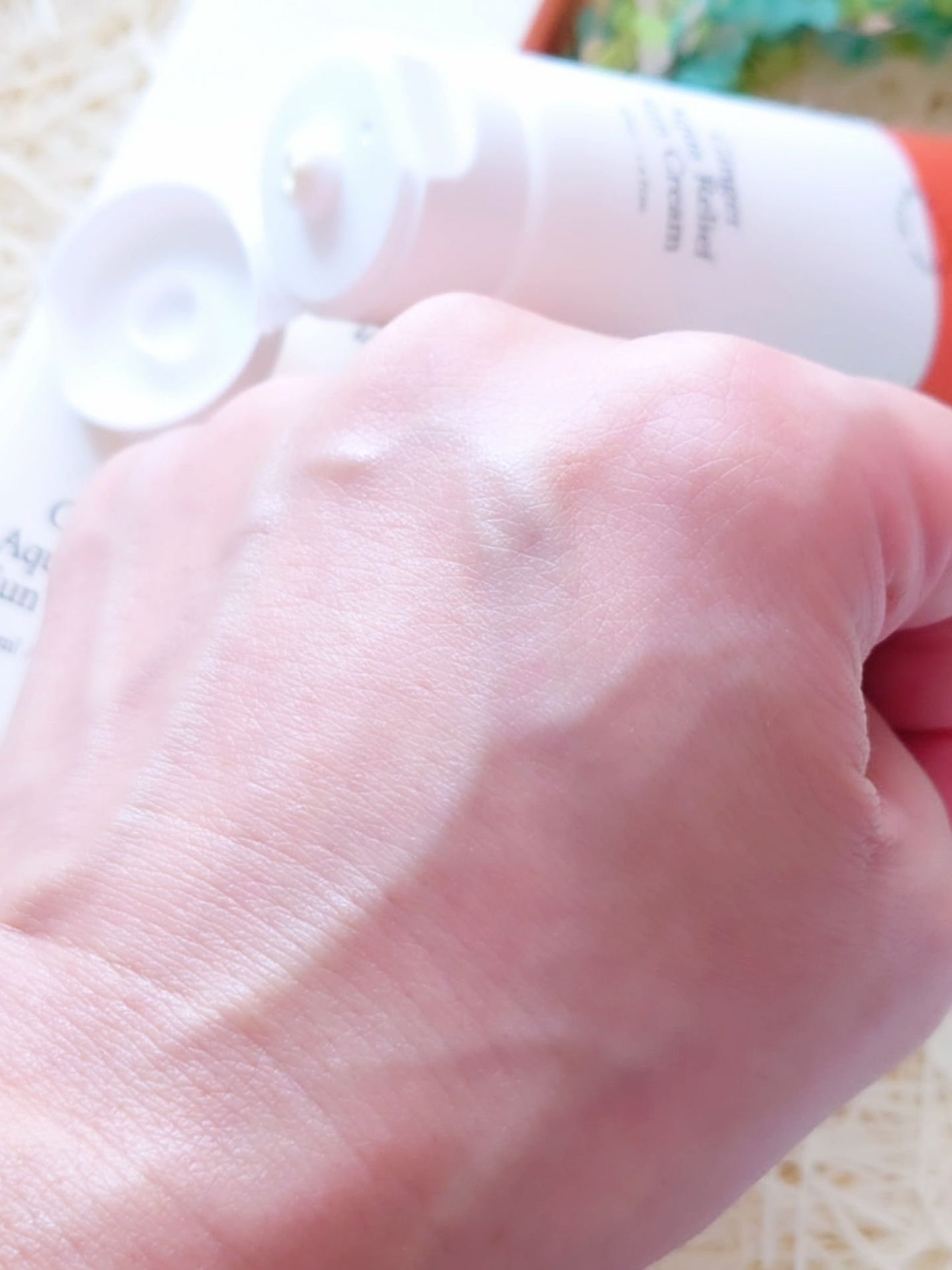 ジンジャーアクアリリーフサンクリーム/Bonajour/日焼け止めクリームを使ったクチコミ(6枚目)