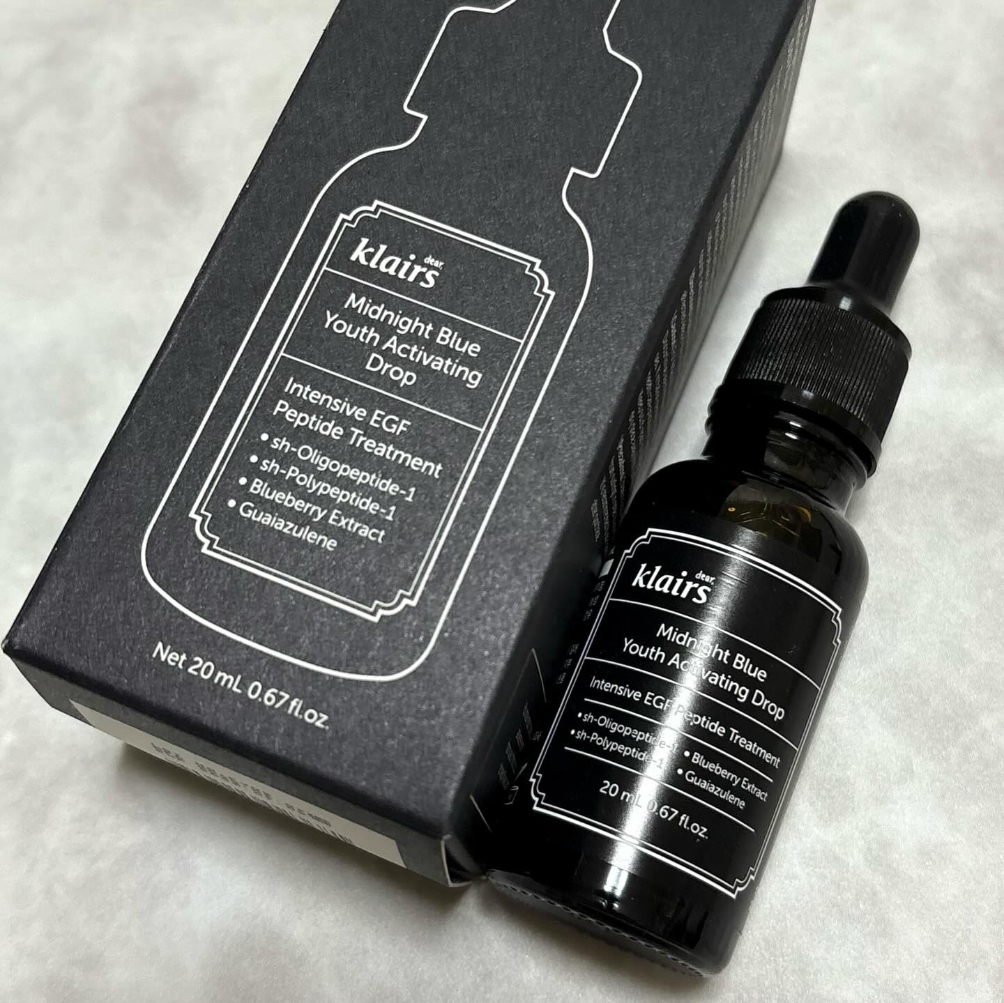 ミッドナイトブルーカーミングクリーム/Klairs/フェイスクリームを使ったクチコミ（2枚目）