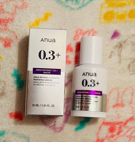 レチノール0.3 ナイアシンリニューイングセラム/Anua/美容液を使ったクチコミ(1枚目)