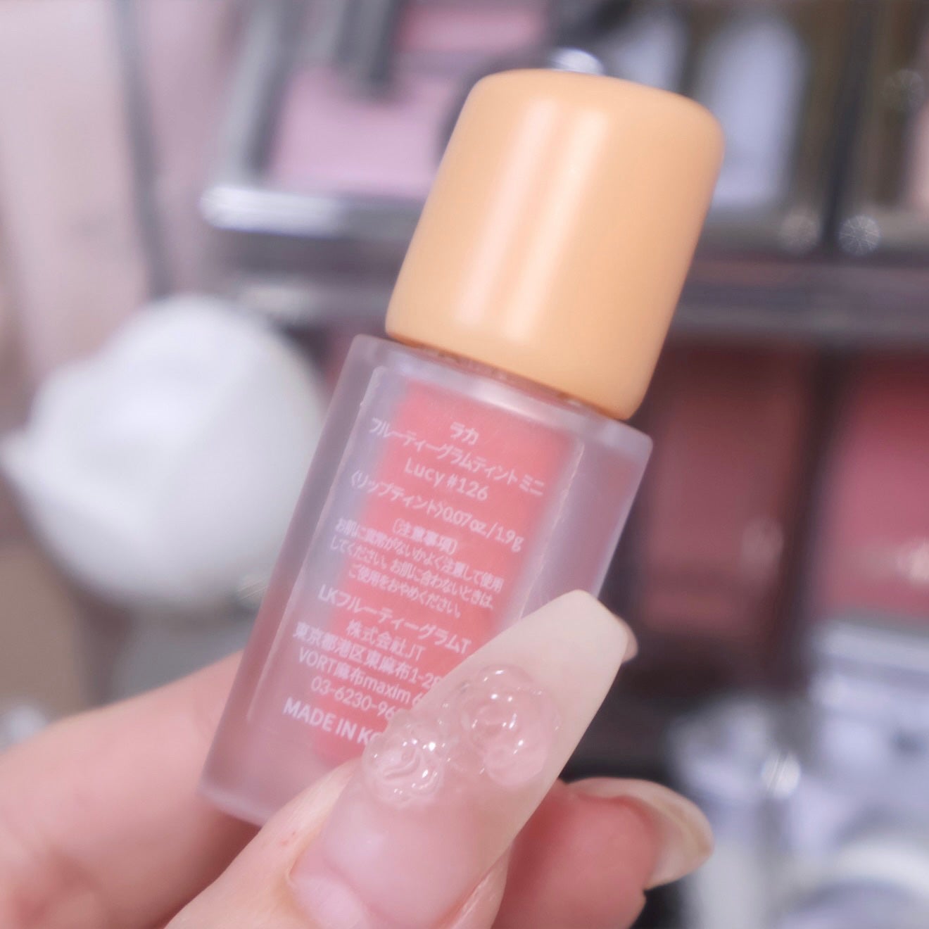 フルーティーグラムティント/Laka/リップティントを使ったクチコミ(2枚目)