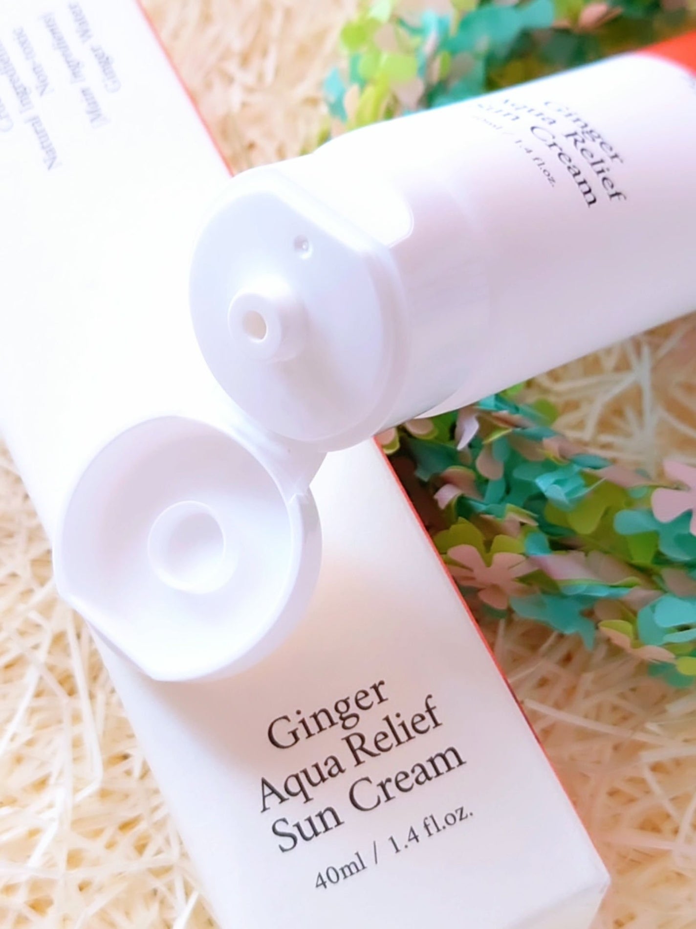 ジンジャーアクアリリーフサンクリーム/Bonajour/日焼け止めクリームを使ったクチコミ(3枚目)