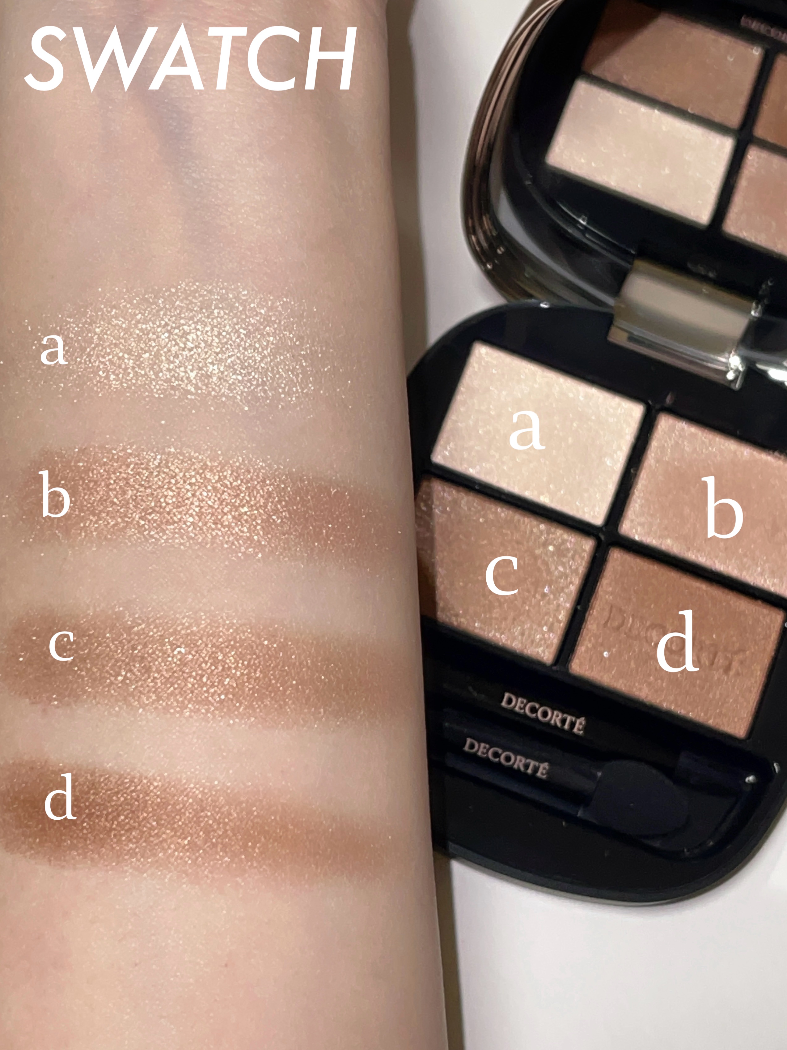 スキンシャドウ デザイニング パレット/DECORTÉ/アイシャドウパレットを使ったクチコミ（2枚目）