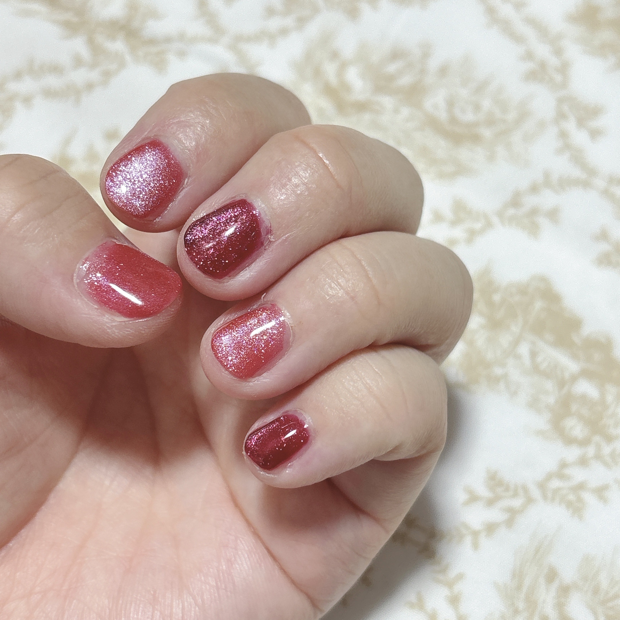 ジェルネイル（ライト対応）/セリア/ジェルネイルを使ったクチコミ（1枚目）