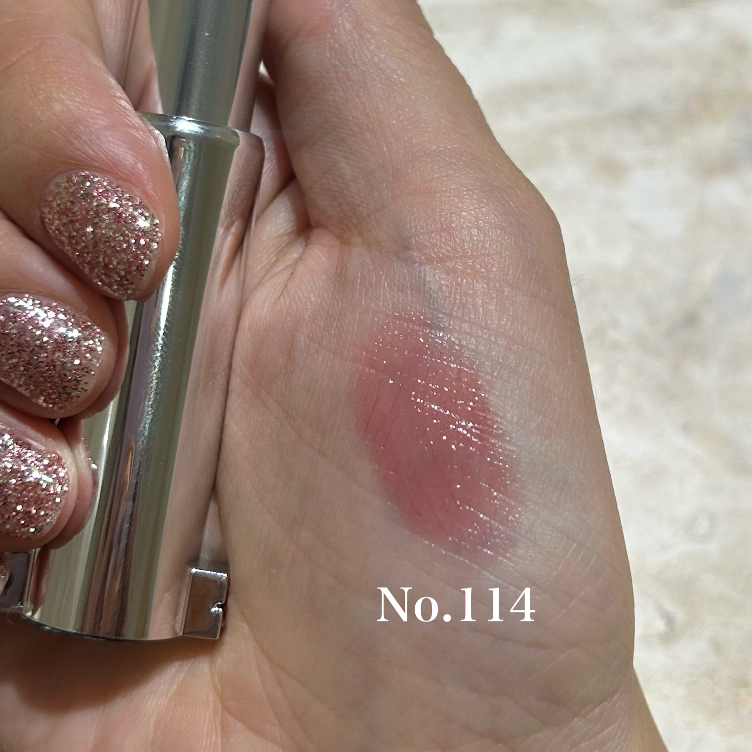 ローズ・パーフェクト・シャイン/GIVENCHY/口紅を使ったクチコミ（2枚目）