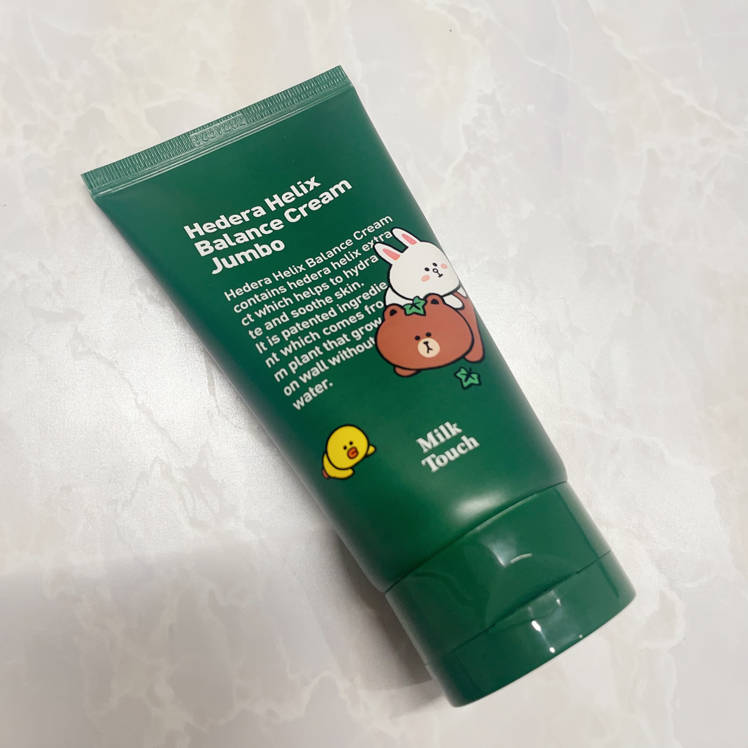 LINE FRIENDS ヘデラヘリックスバランスクリームジャンボSET/Milk Touch/フェイスクリームを使ったクチコミ（3枚目）