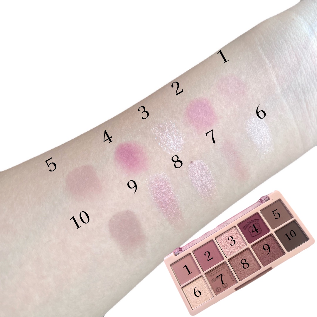 ムードアイズシャドウパレット/INGA/アイシャドウパレットを使ったクチコミ（3枚目）