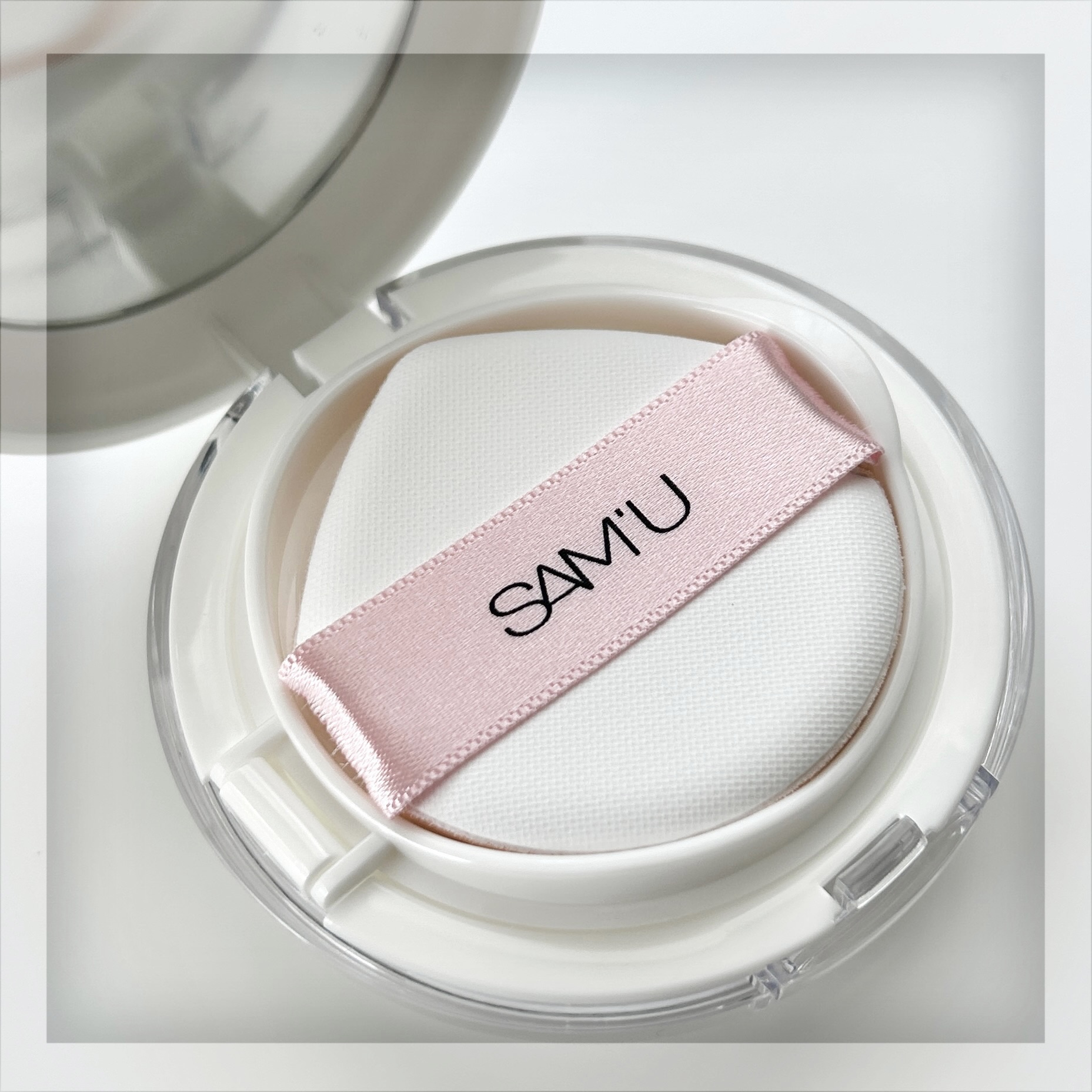 センシティブピュア＆ピュアクッション/SAM'U/クッションファンデーションを使ったクチコミ（3枚目）