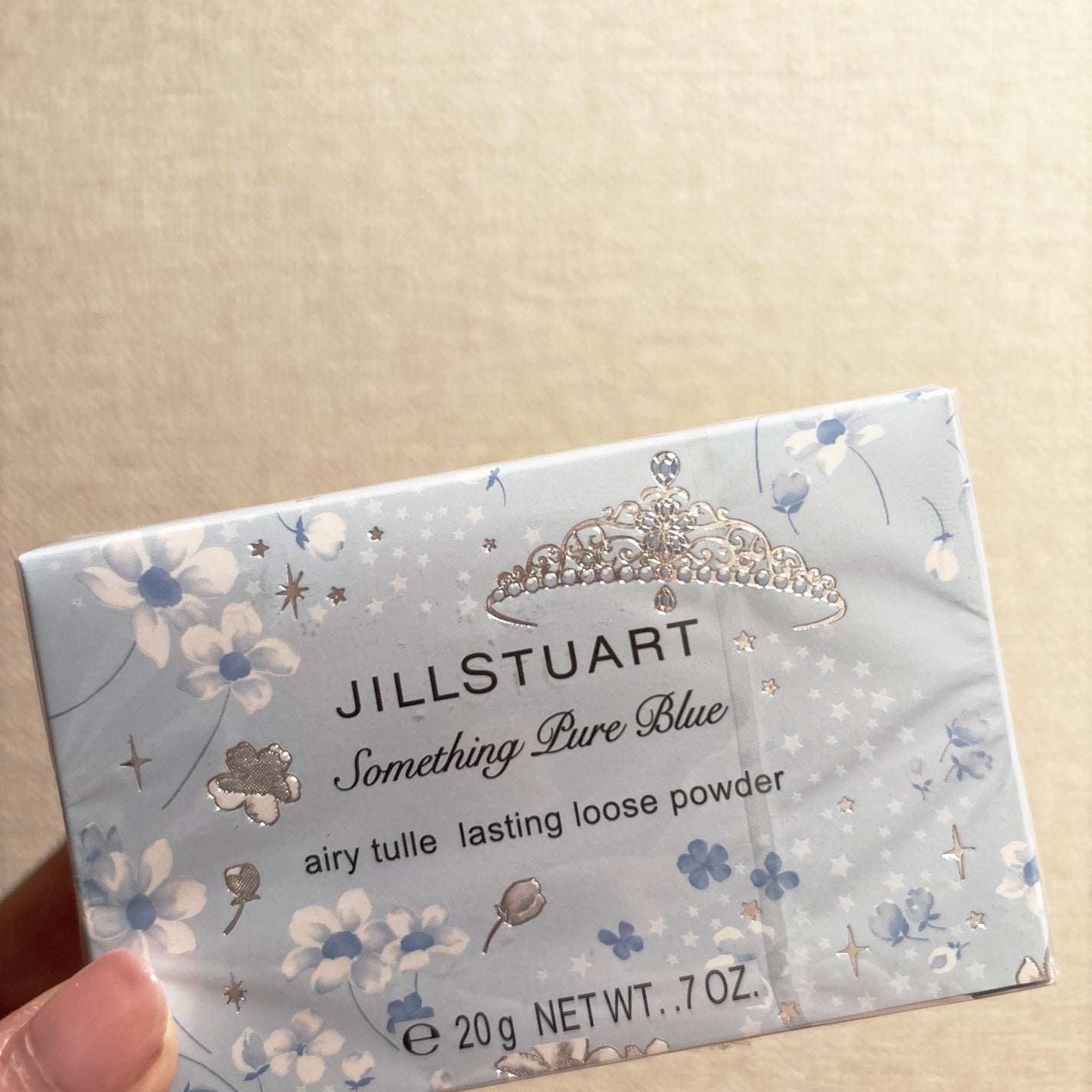 ジルスチュアート サムシングピュアブルー エアリーチュール ラスティングルースパウダー /JILL STUART/ルースパウダーを使ったクチコミ(3枚目)