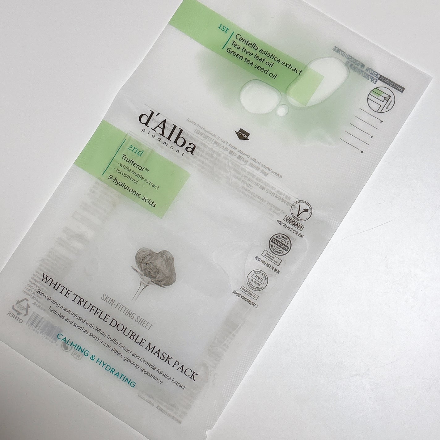ホワイトトリュフダブルマスクパック(鎮静/保湿) /ダルバ/シートマスク・パックを使ったクチコミ(1枚目)