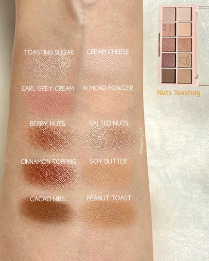 ムードアイズシャドウパレット/INGA/アイシャドウパレットを使ったクチコミ(4枚目)