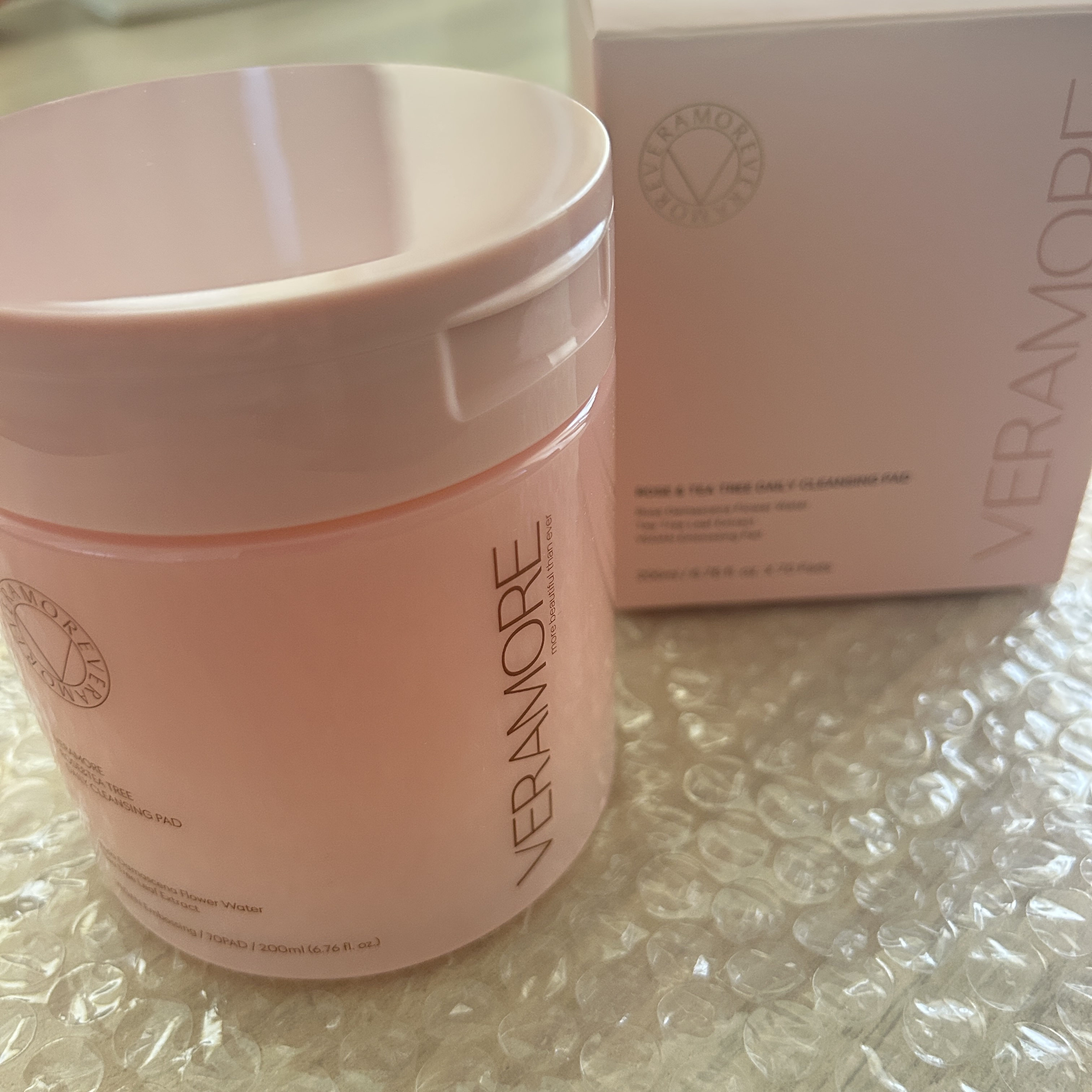 ローズ＆ティーツリークレンジングパッド/VERAMORE/クレンジングシートを使ったクチコミ（1枚目）