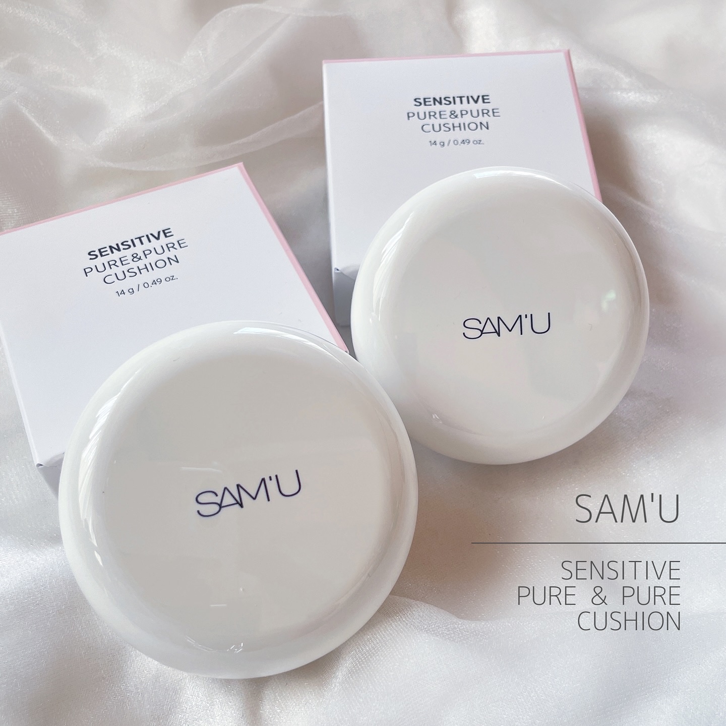 センシティブピュア＆ピュアクッション/SAM'U/クッションファンデーションを使ったクチコミ（1枚目）