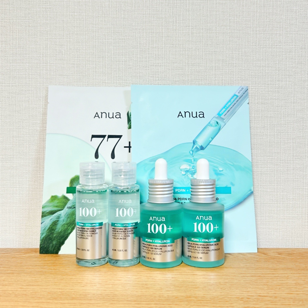 メガ割購入品🈹

Anua
PDRNヒアルロン酸カプセル100セラム

メガ割で毎回購入している
AnuaのPDRNセラムです！

水っぽいさらさらテクスチャーで
肌にすっと浸透してくれます💎

化粧水の後にこれをつけてから
他の美容液