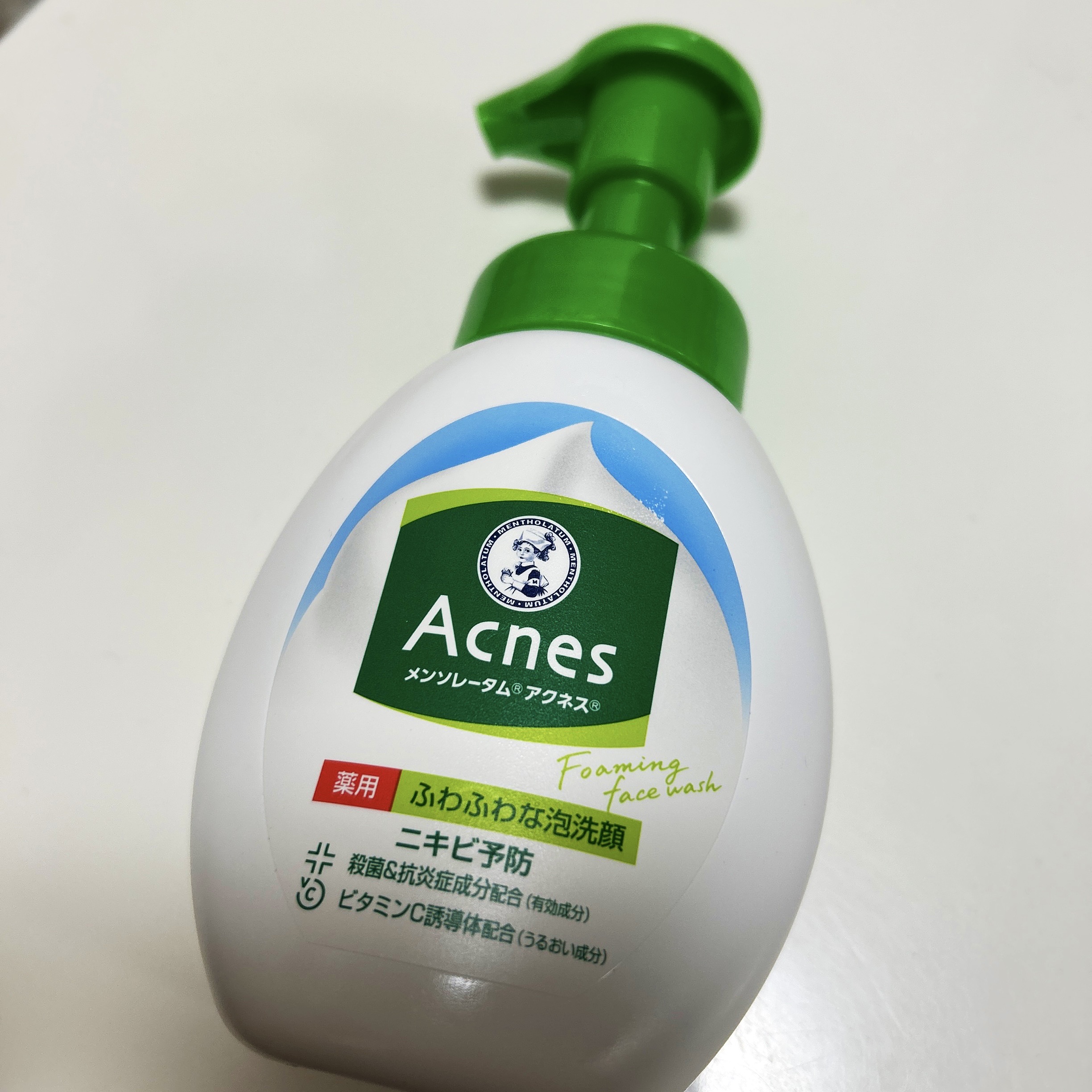 薬用ふわふわな泡洗顔/メンソレータム アクネス/泡洗顔を使ったクチコミ（1枚目）