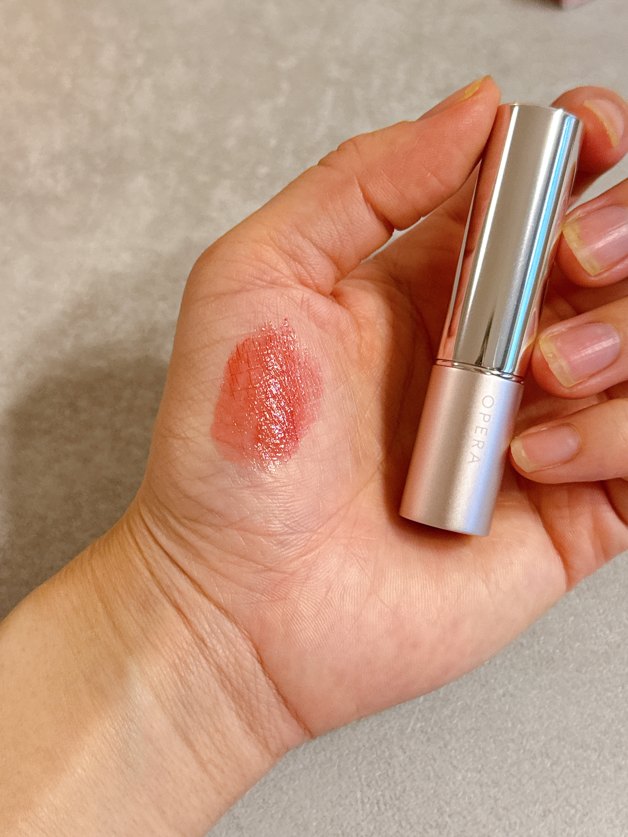 オペラ グロウリップティント 307 ミルキーテラコッタ/OPERA/リップティントを使ったクチコミ（3枚目）