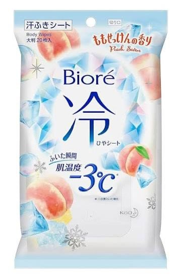 冷シート ももせっけんの香り/ビオレ/ボディシートを使ったクチコミ(1枚目)