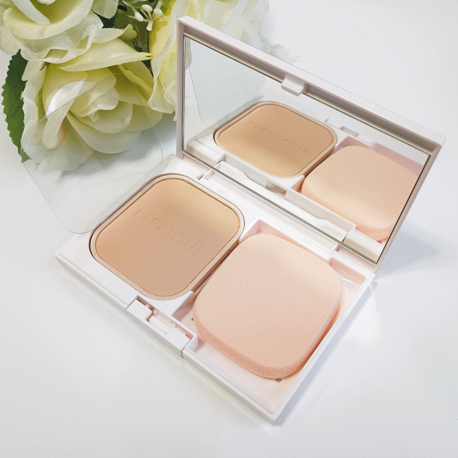 メルティセラム グロウパウダー/ESPRIQUE/パウダーファンデーションを使ったクチコミ（2枚目）