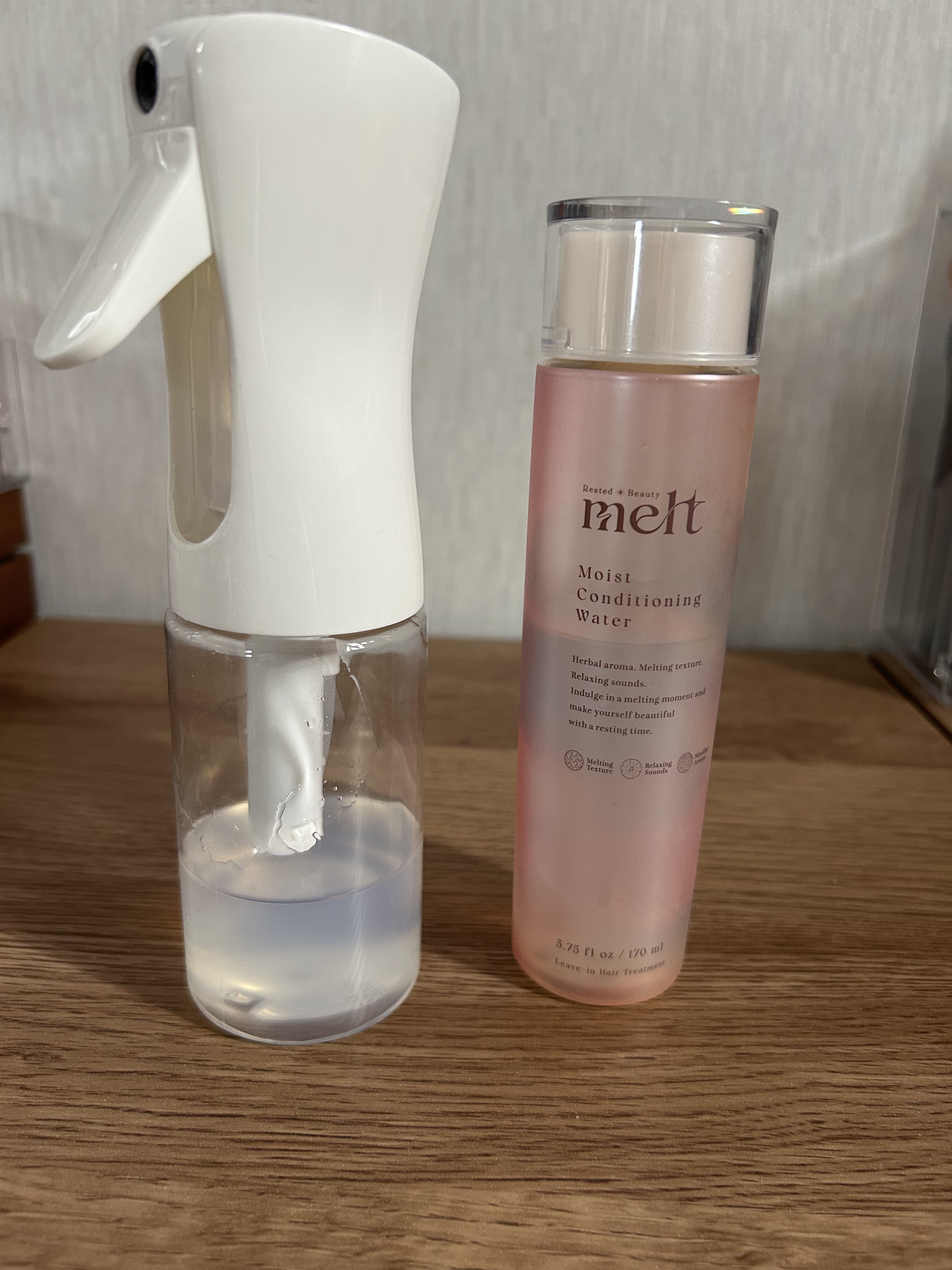 メルト モイストコンディショニングウォーター/melt/アウトバストリートメントを使ったクチコミ（1枚目）