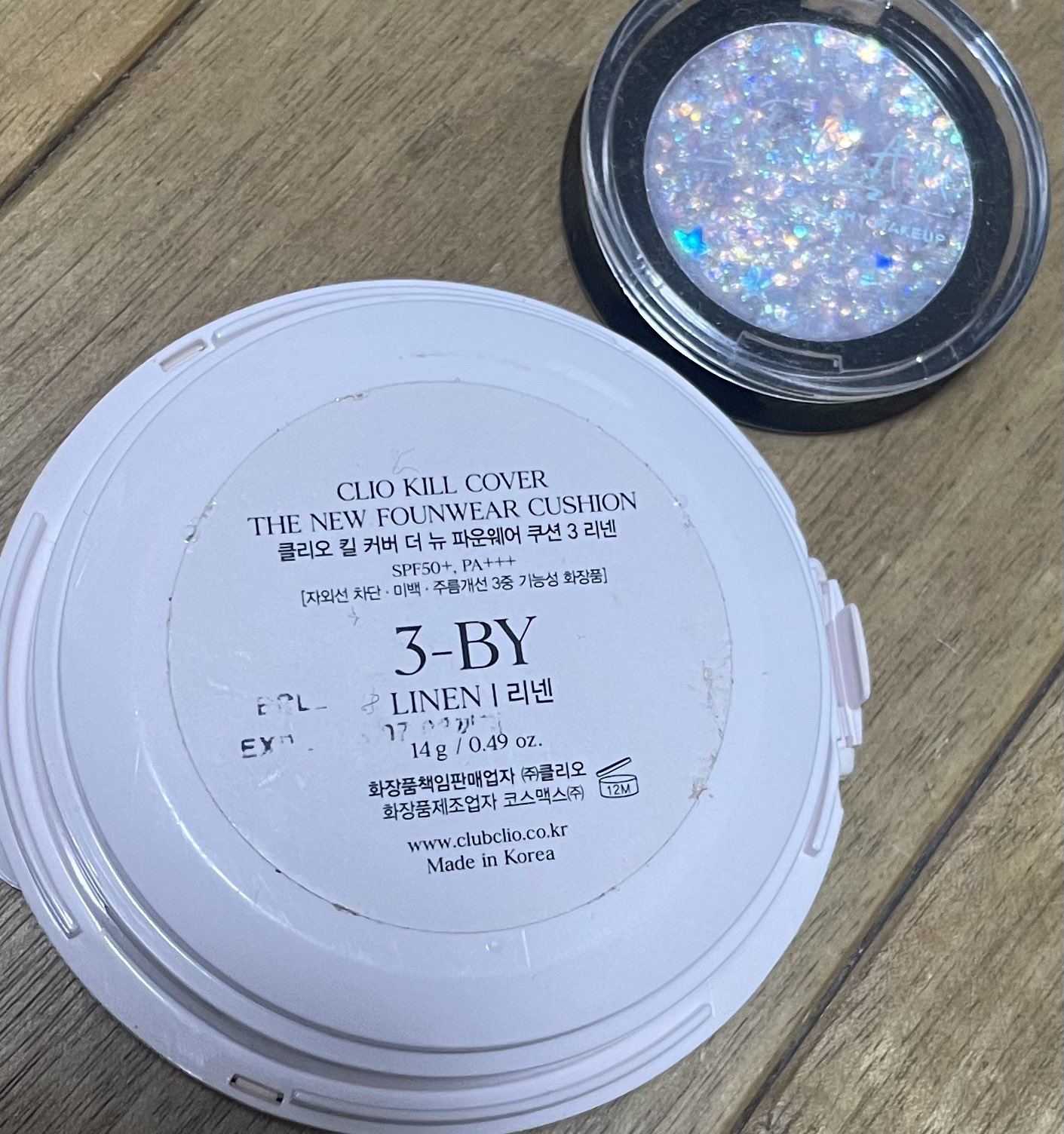 URGLAM　GLITTER GEM クリア/U R GLAM/ジェル・クリームチークを使ったクチコミ（1枚目）