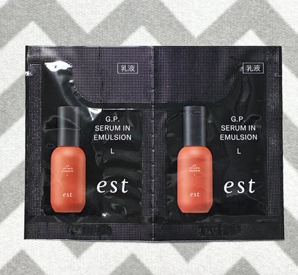 est エストG.P.セラムイン エマルジョン Lのクチコミ「est
エストG.P.セラムイン エマルジョン L
エスト最高峰 エイジングケア*1ラインの.....」(1枚目)