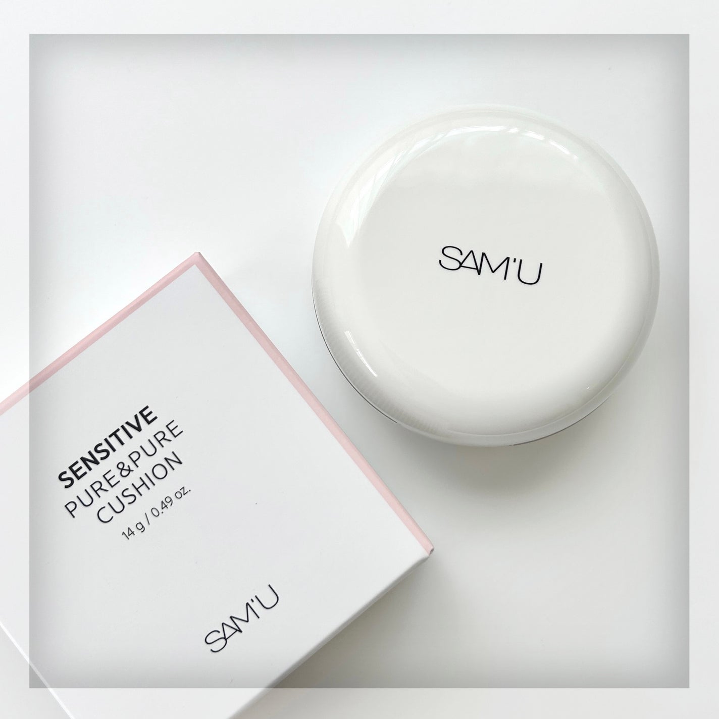 センシティブピュア&ピュアクッション/SAM'U/クッションファンデーションを使ったクチコミ(1枚目)