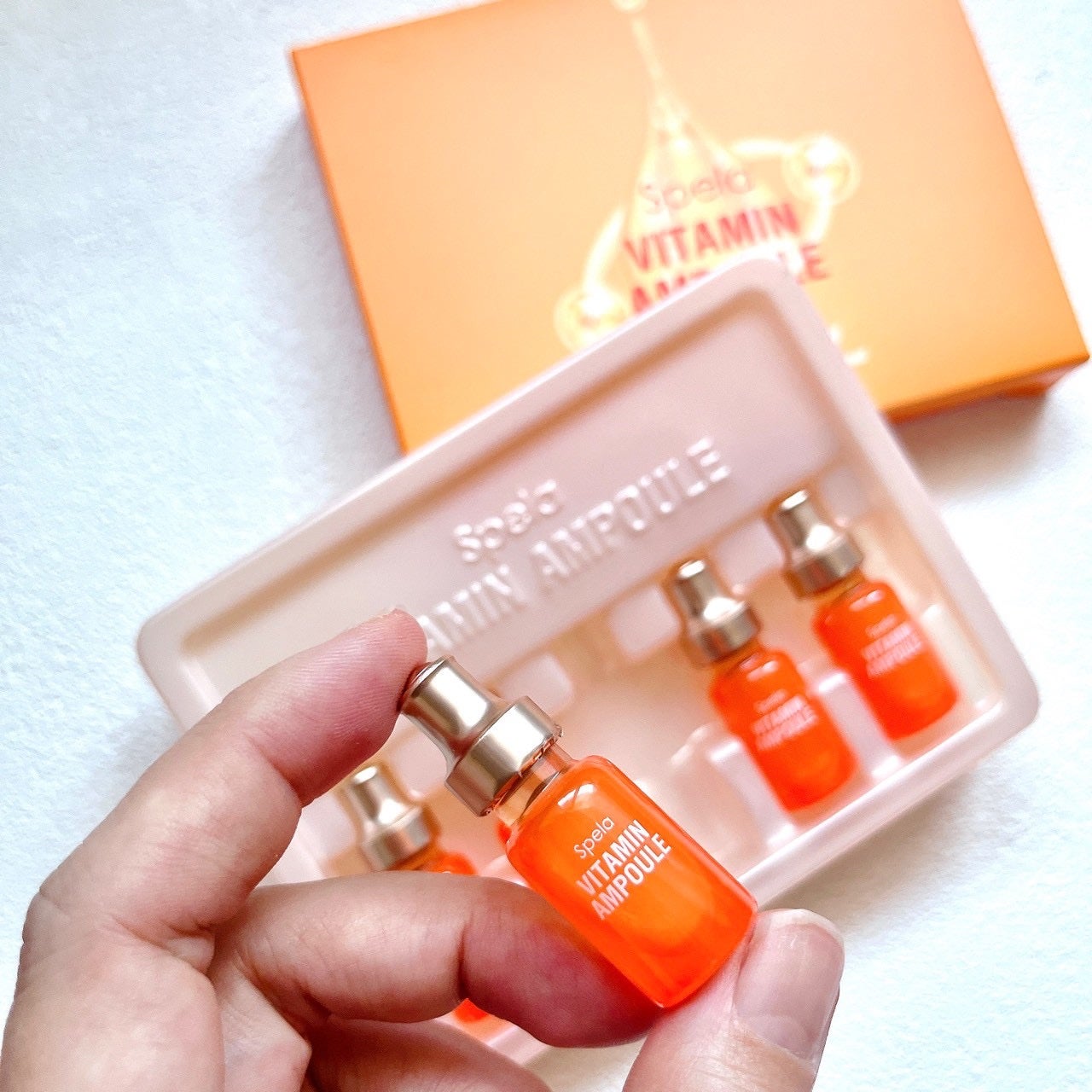 ビタミンアンプル2ml(5本入り)/Spela/美容液を使ったクチコミ(3枚目)