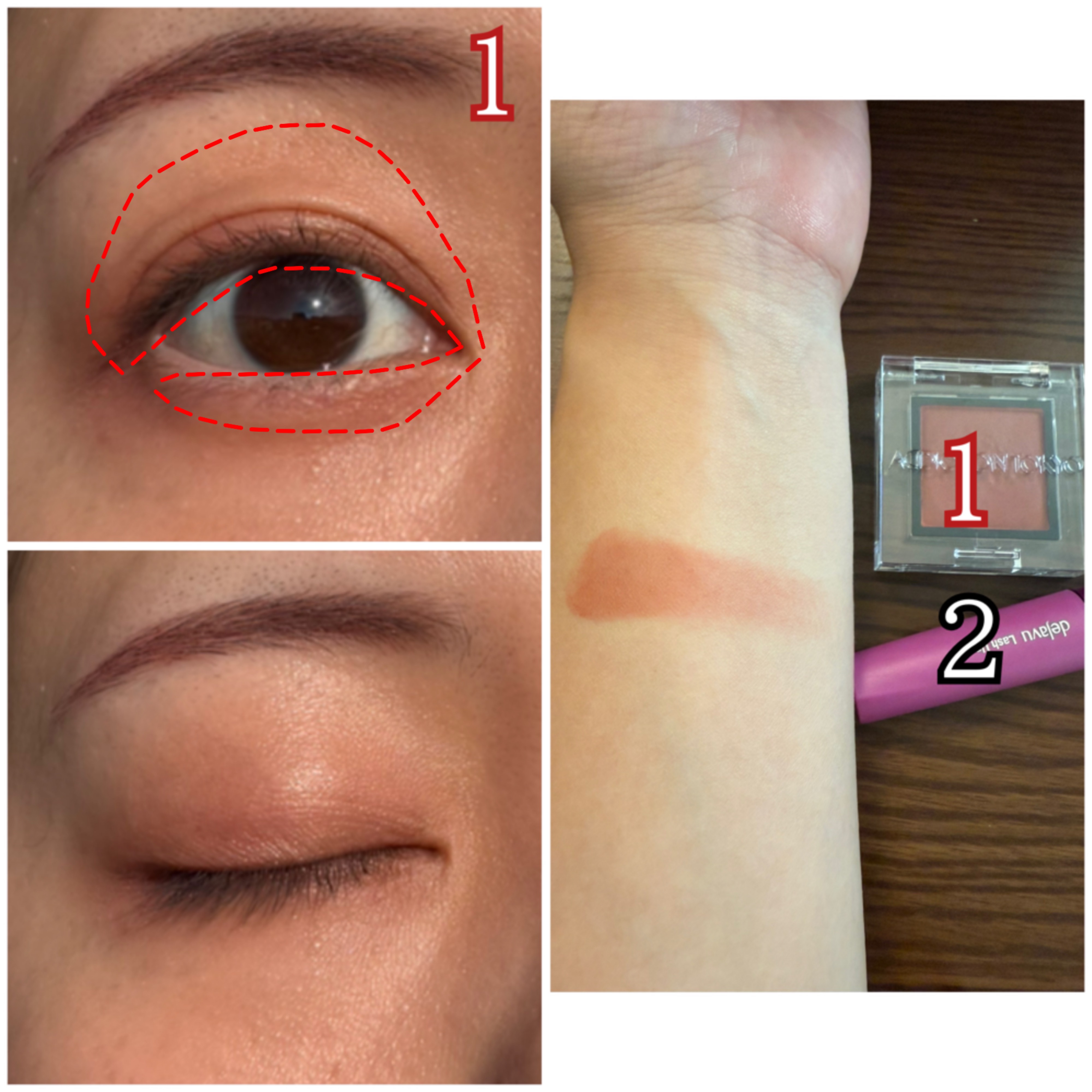 「塗るつけまつげ」自まつげ際立てタイプ/デジャヴュ/マスカラを使ったクチコミ（3枚目）