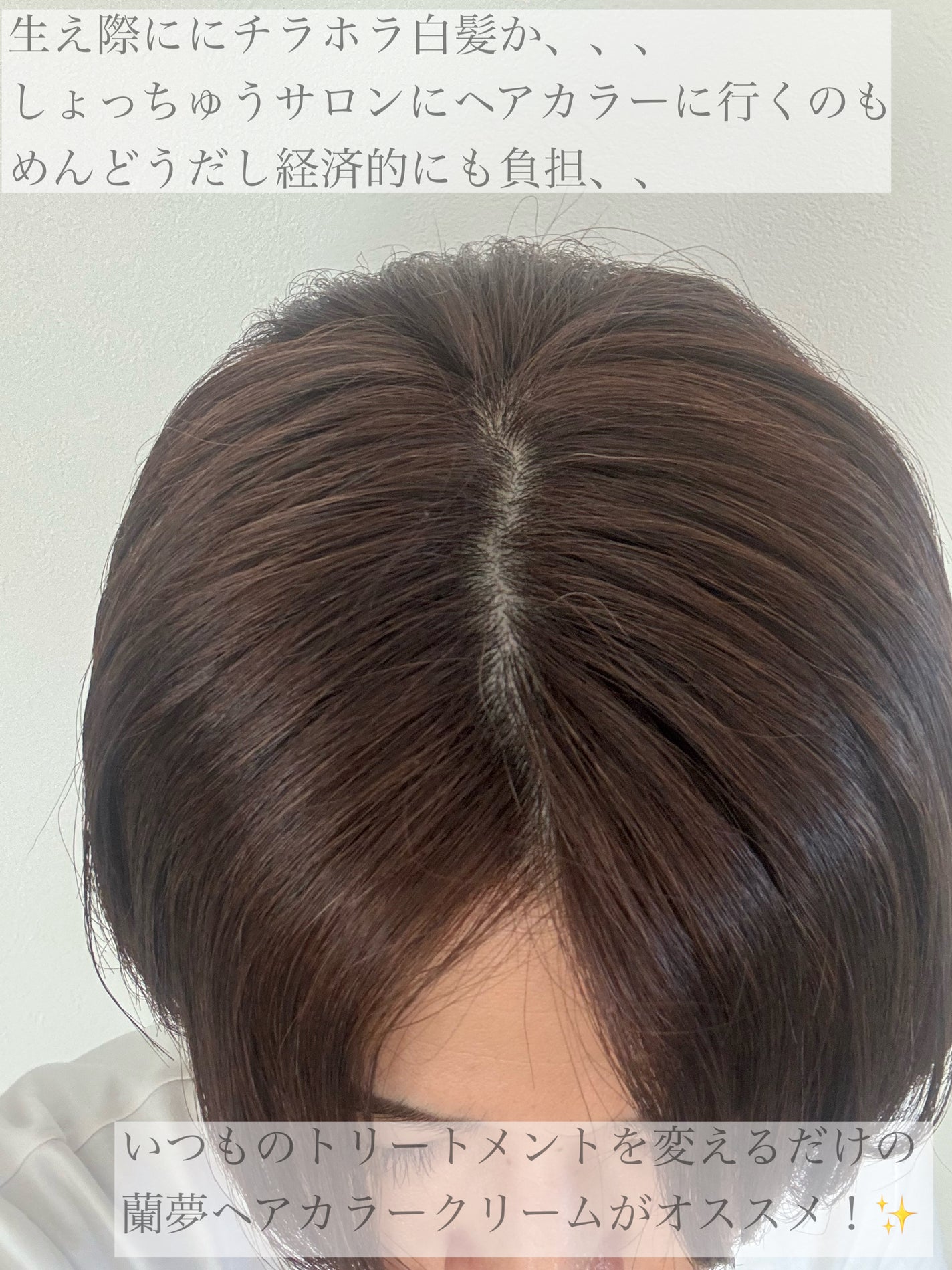 ヘアカラークリーム/蘭夢/ヘアカラーを使ったクチコミ(2枚目)